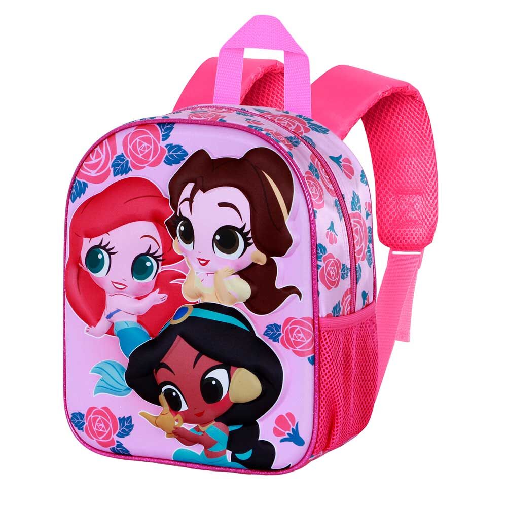 Mochila 3D Flowers Princesas Disney 31cm_1