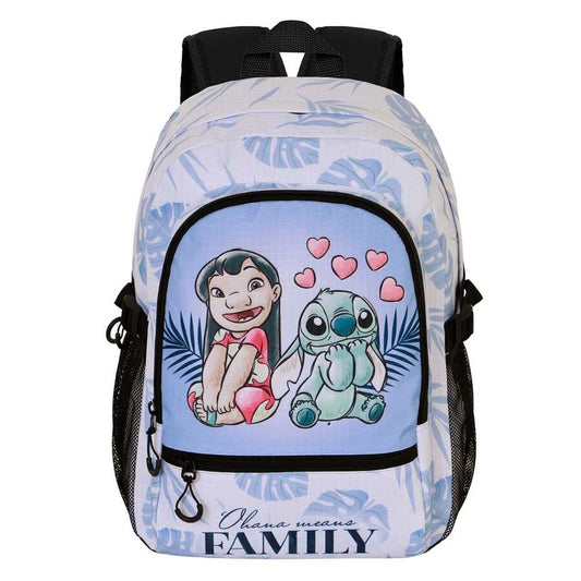 Mochila Couple Stitch Disney 44cm adaptable_1