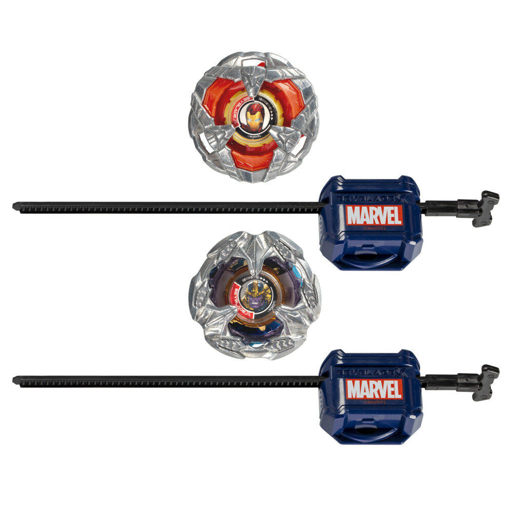 Juego Iron Man 4-80B Thanos 4-60P Beyblade X_1