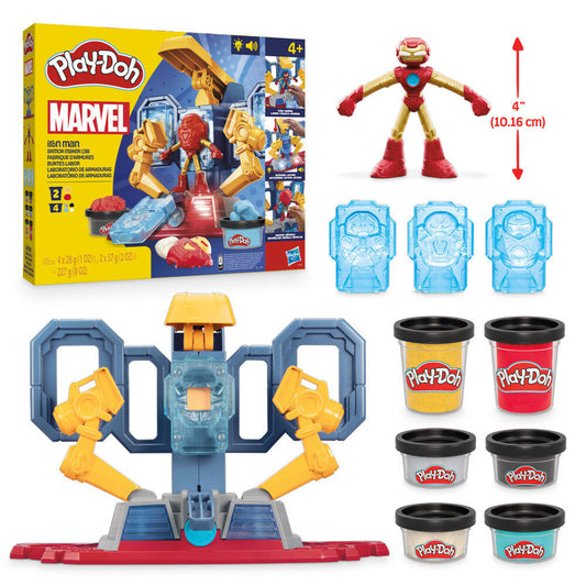 Laboratorio de armaduras Iron Man Marvel Play-Doh_1