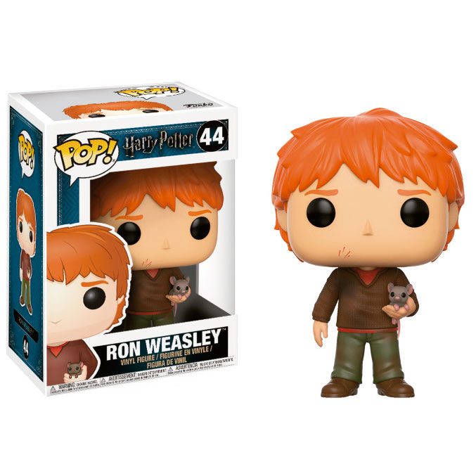 Funko POP figura Harry Potter Ron Weasley with Scabbers_1